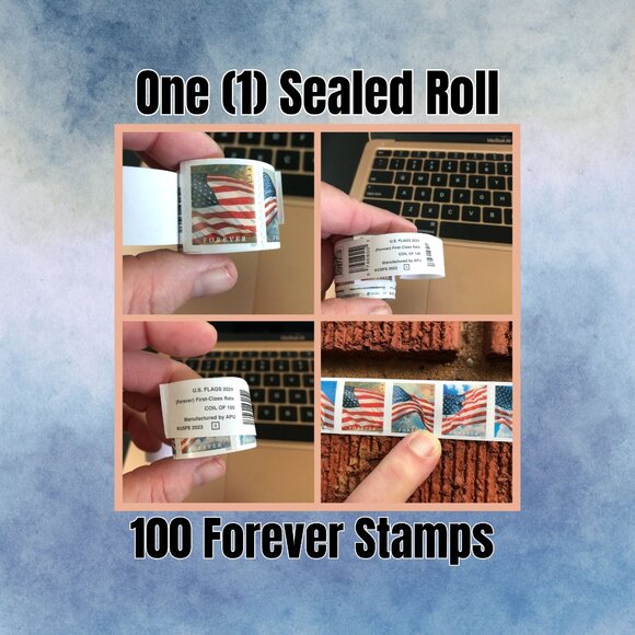 Other - 1 Roll of Genuine USPS Forever Stamps (100 Stamps)